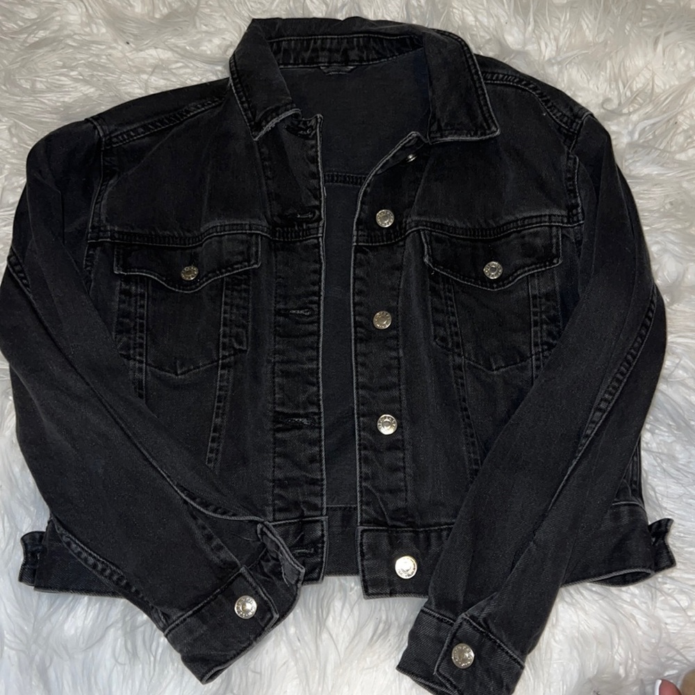 Black Jean Jacket